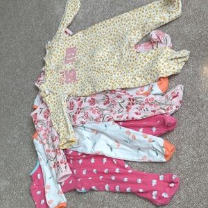 COPY - Carter's 6 month zip footed pajamas